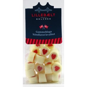 Hjerte Bolcher med hyldeblomst- og ble smag