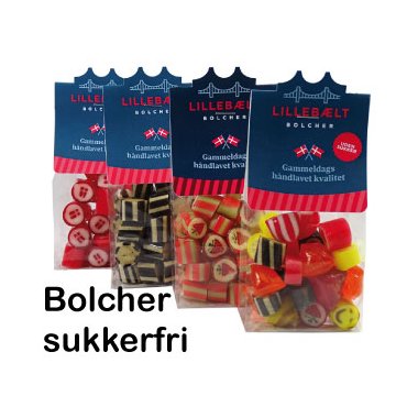 Bolcher sukkerfri